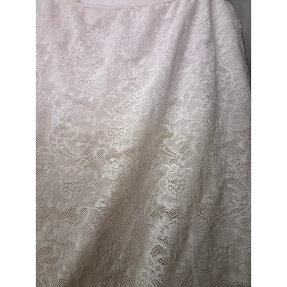 Flexees by Maidenform Coquette balletcore White Lace Shaping Cami - size large - Picture 3 of 6